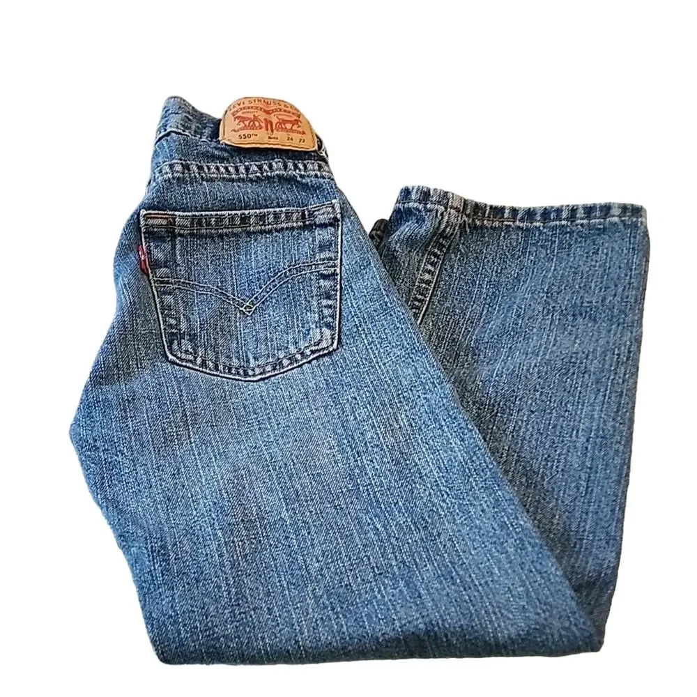 Levi's 550 Relaxed Jeans, 24x22, Boys 8
